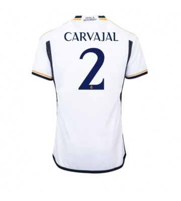 Real Madrid Daniel Carvajal #2 Hjemmebanetrøje 2023-24 Kort ærmer